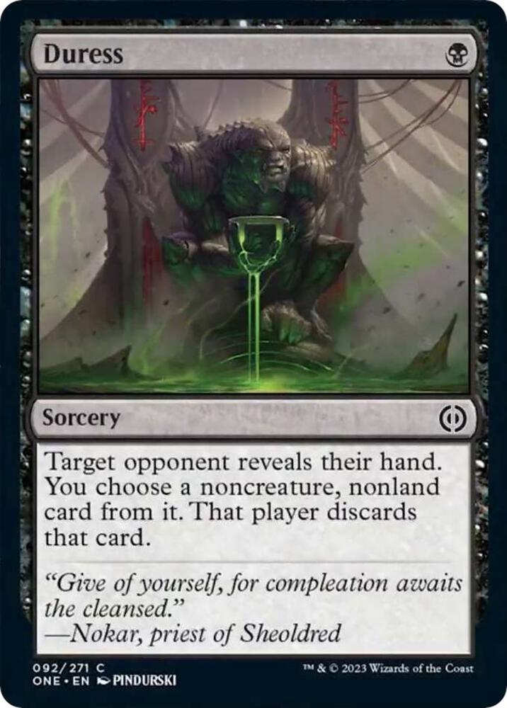 Duress [Phyrexia: All Will Be One] 92