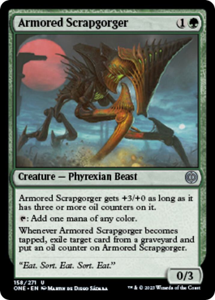 Armored Scrapgorger [Phyrexia: All Will Be One] 158