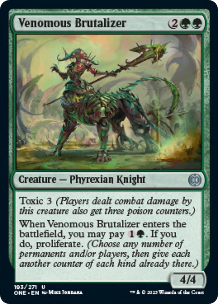 Venomous Brutalizer [Phyrexia: All Will Be One] 193