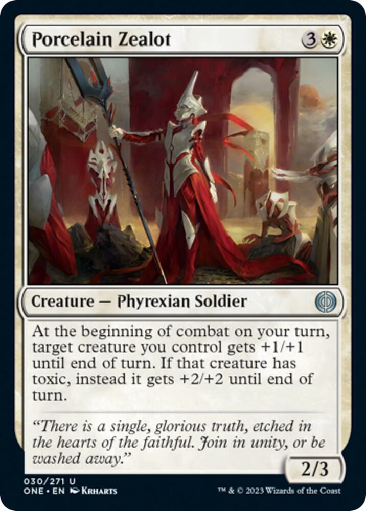 Porcelain Zealot [Phyrexia: All Will Be One] 30