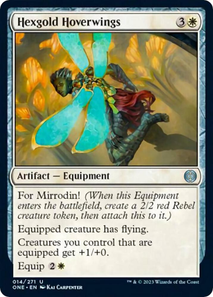 Hexgold Hoverwings [Phyrexia: All Will Be One] 14