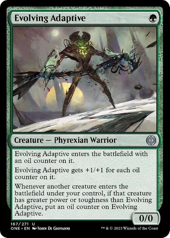 Evolving Adaptive [Phyrexia: All Will Be One] 167