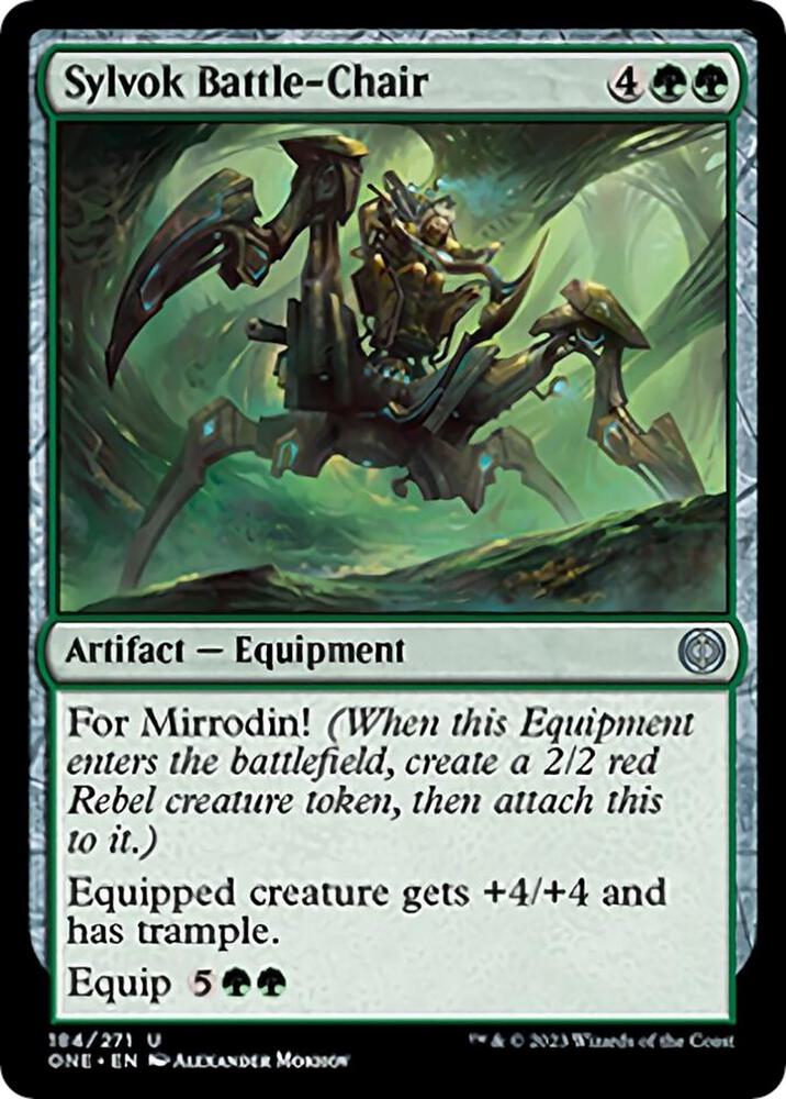 Sylvok Battle-Chair [Phyrexia: All Will Be One] 184