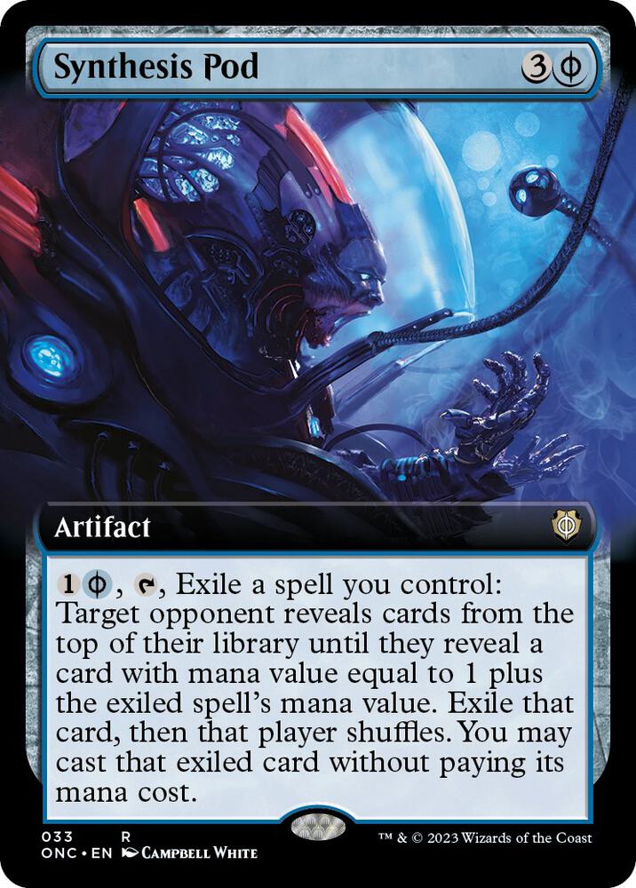 Synthesis Pod (Extended Art) [Commander: Phyrexia: All Will Be One] 33