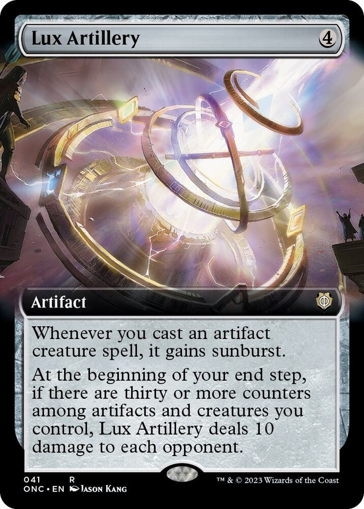Lux Artillery (Extended Art) [Commander: Phyrexia: All Will Be One] 41