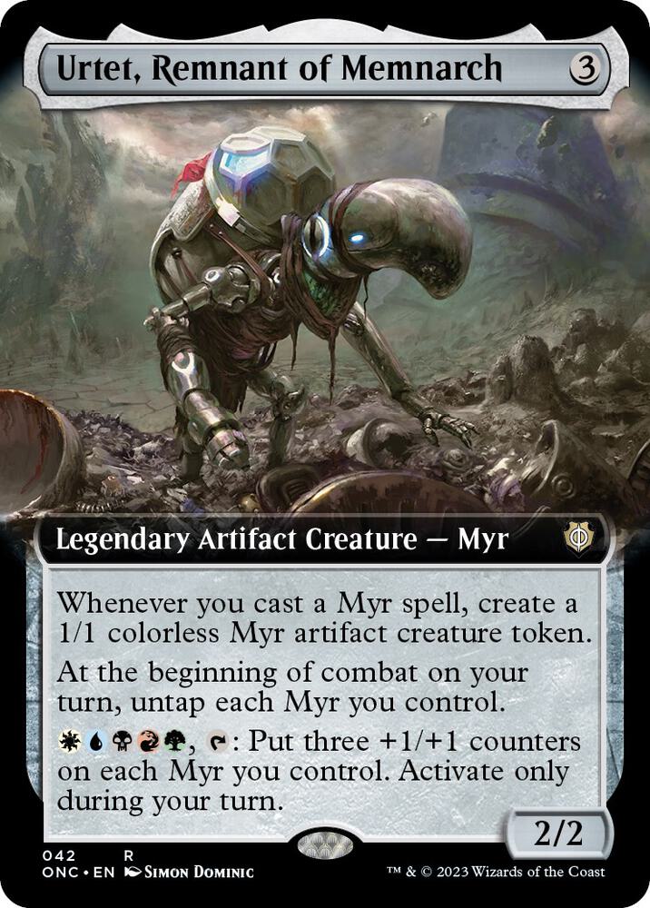 Urtet, Remnant of Memnarch (Extended Art) [Commander: Phyrexia: All Will Be One] 42