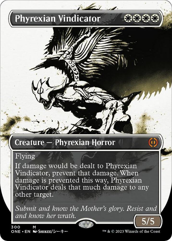 Phyrexian Vindicator (Showcase) [Phyrexia: All Will Be One] 300