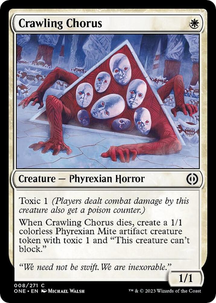 Crawling Chorus [Phyrexia: All Will Be One] 8