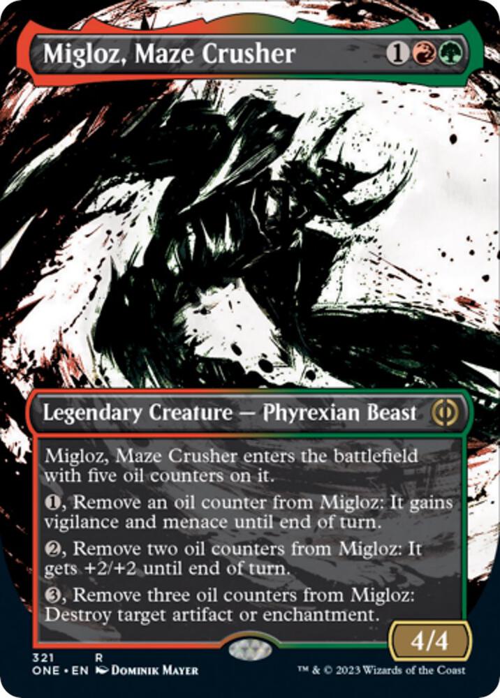 Migloz, Maze Crusher (Showcase) [Phyrexia: All Will Be One] 321