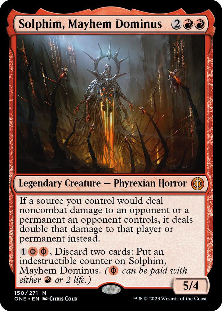 Solphim, Mayhem Dominus [Phyrexia: All Will Be One] 150