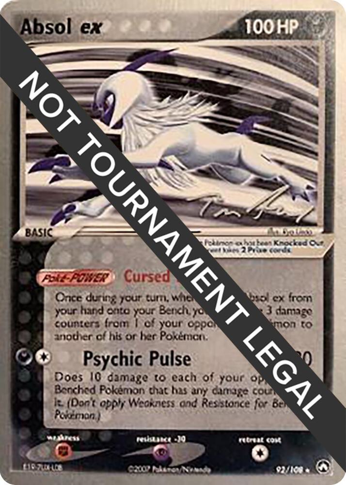 Absol ex - 2007 (Tom Roos) [World Championship Decks] 92/108