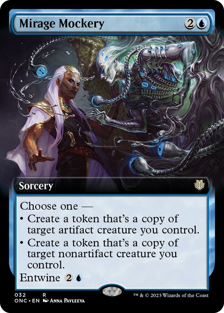 Mirage Mockery (Extended Art) [Commander: Phyrexia: All Will Be One] 32