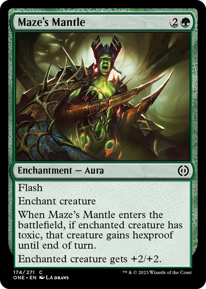 Maze's Mantle [Phyrexia: All Will Be One] 174