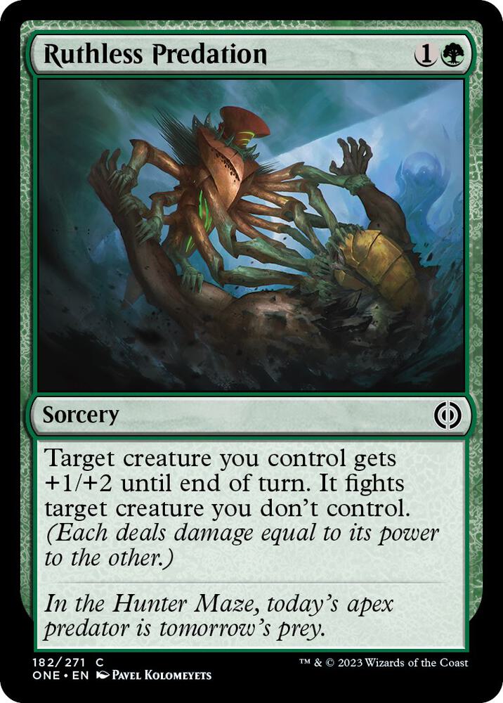 Ruthless Predation [Phyrexia: All Will Be One] 182
