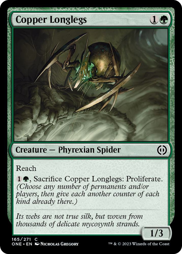 Copper Longlegs [Phyrexia: All Will Be One] 165