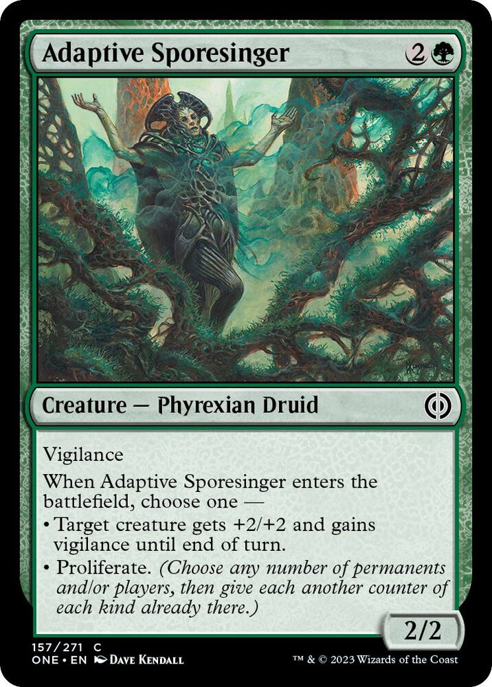 Adaptive Sporesinger [Phyrexia: All Will Be One] 157