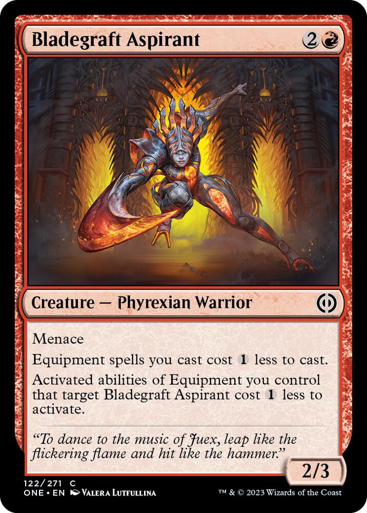 Bladegraft Aspirant [Phyrexia: All Will Be One] 122