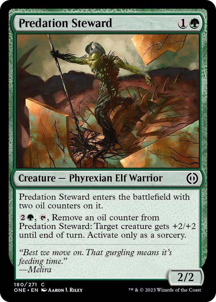 Predation Steward [Phyrexia: All Will Be One] 180