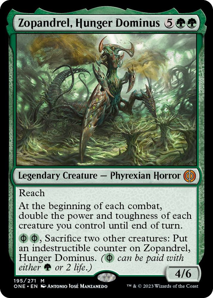 Zopandrel, Hunger Dominus [Phyrexia: All Will Be One] 195