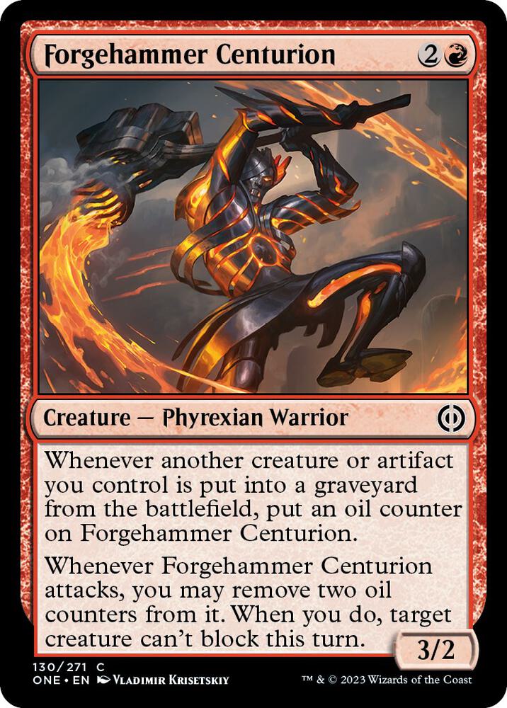 Forgehammer Centurion [Phyrexia: All Will Be One] 130