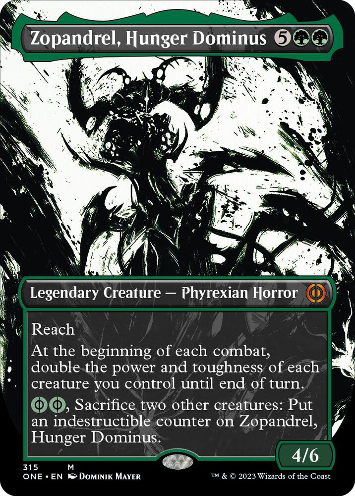 Zopandrel, Hunger Dominus (Showcase) [Phyrexia: All Will Be One] 315
