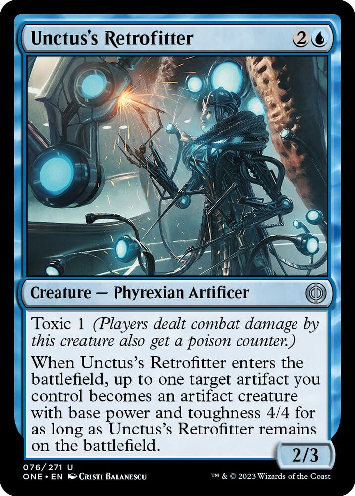 Unctus's Retrofitter [Phyrexia: All Will Be One] 76