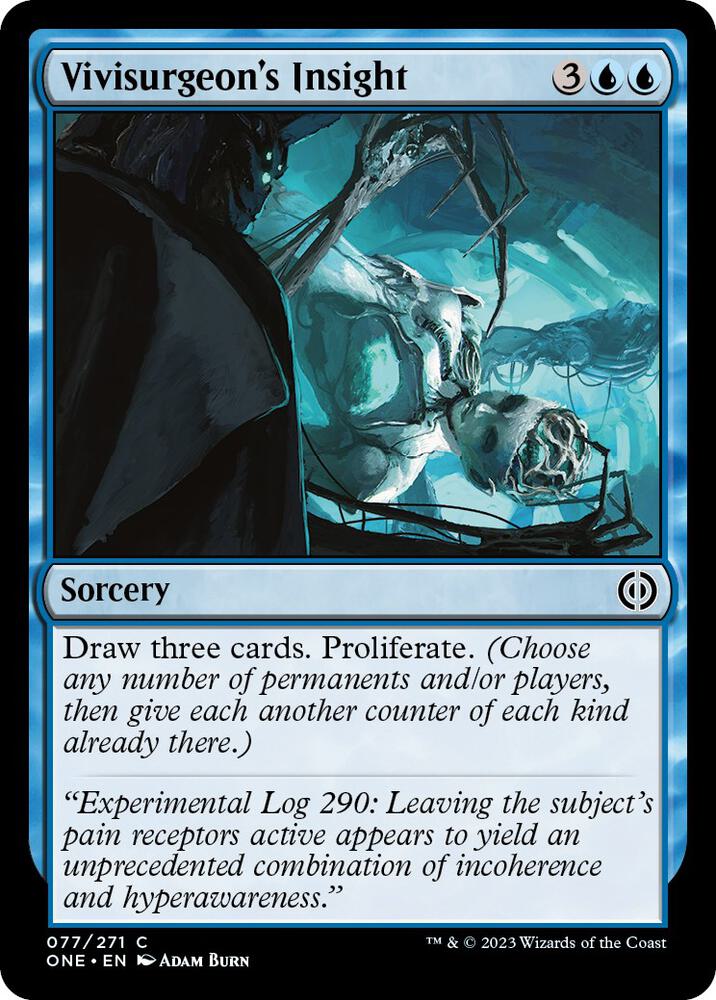 Vivisurgeon's Insight [Phyrexia: All Will Be One] 77