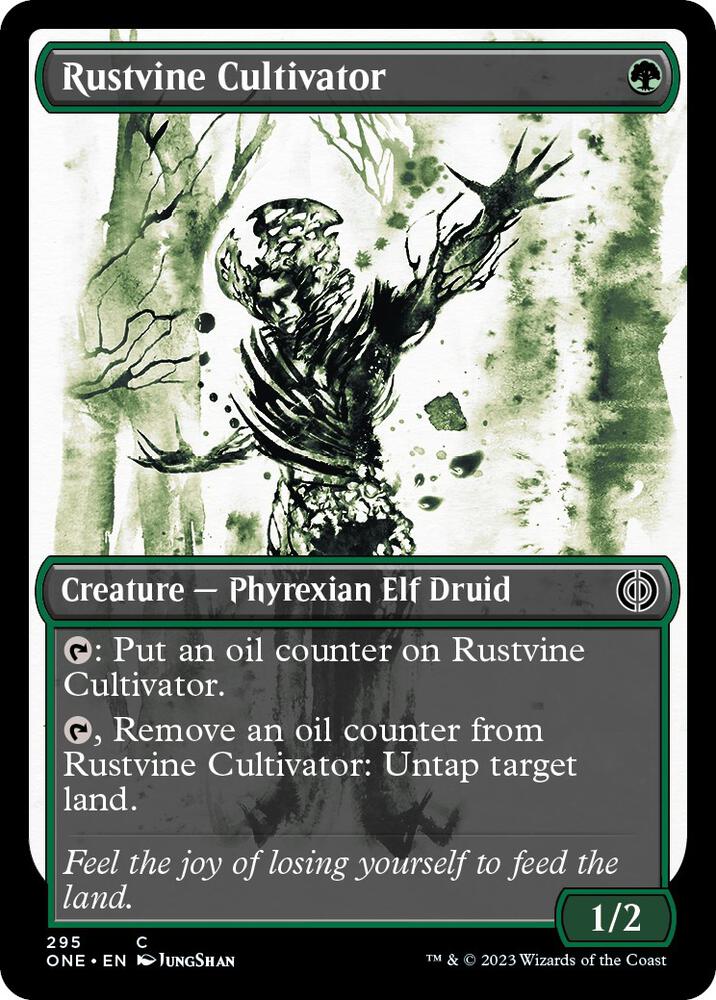 Rustvine Cultivator (Showcase) [Phyrexia: All Will Be One] 295
