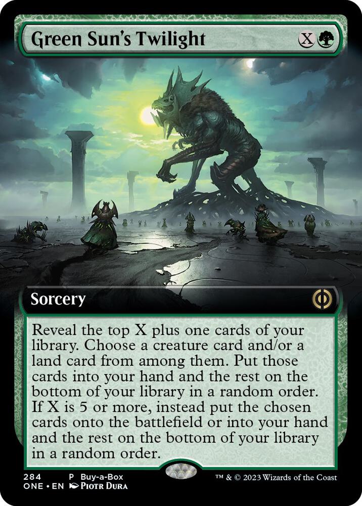 Green Sun's Twilight (Extended Art) [Buy-A-Box Promos] 284