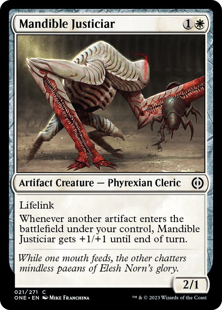 Mandible Justiciar [Phyrexia: All Will Be One] 21