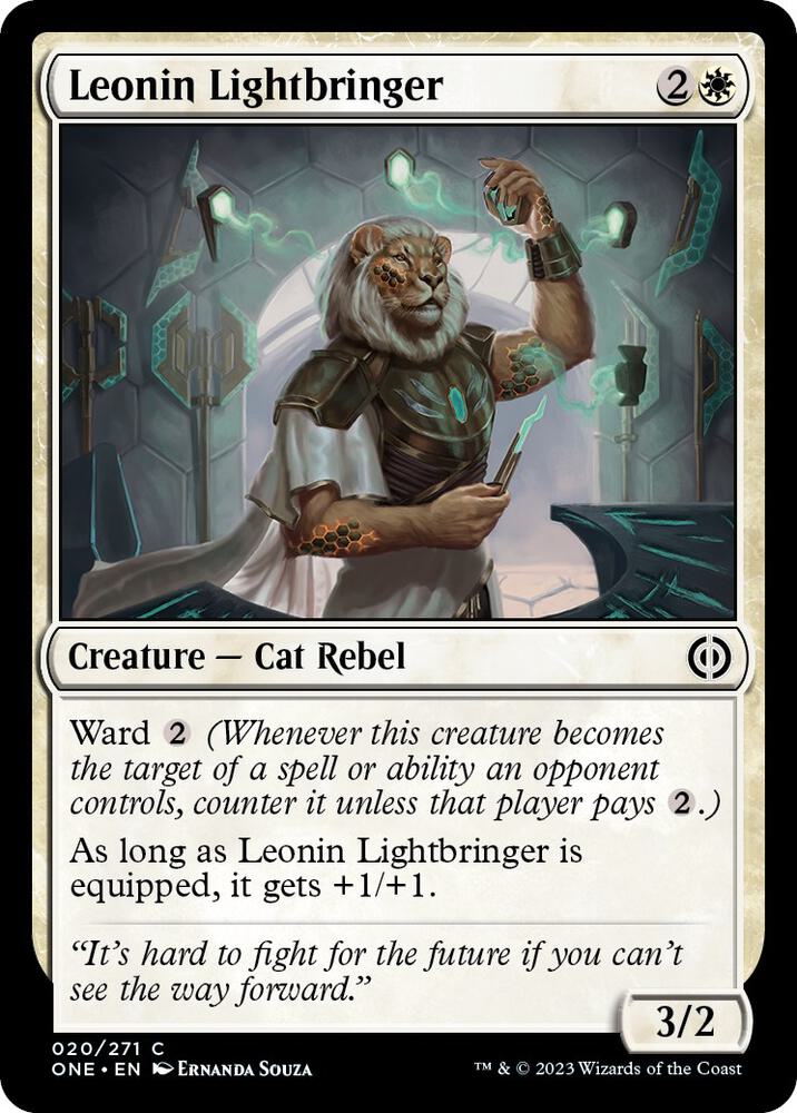 Leonin Lightbringer [Phyrexia: All Will Be One] 20