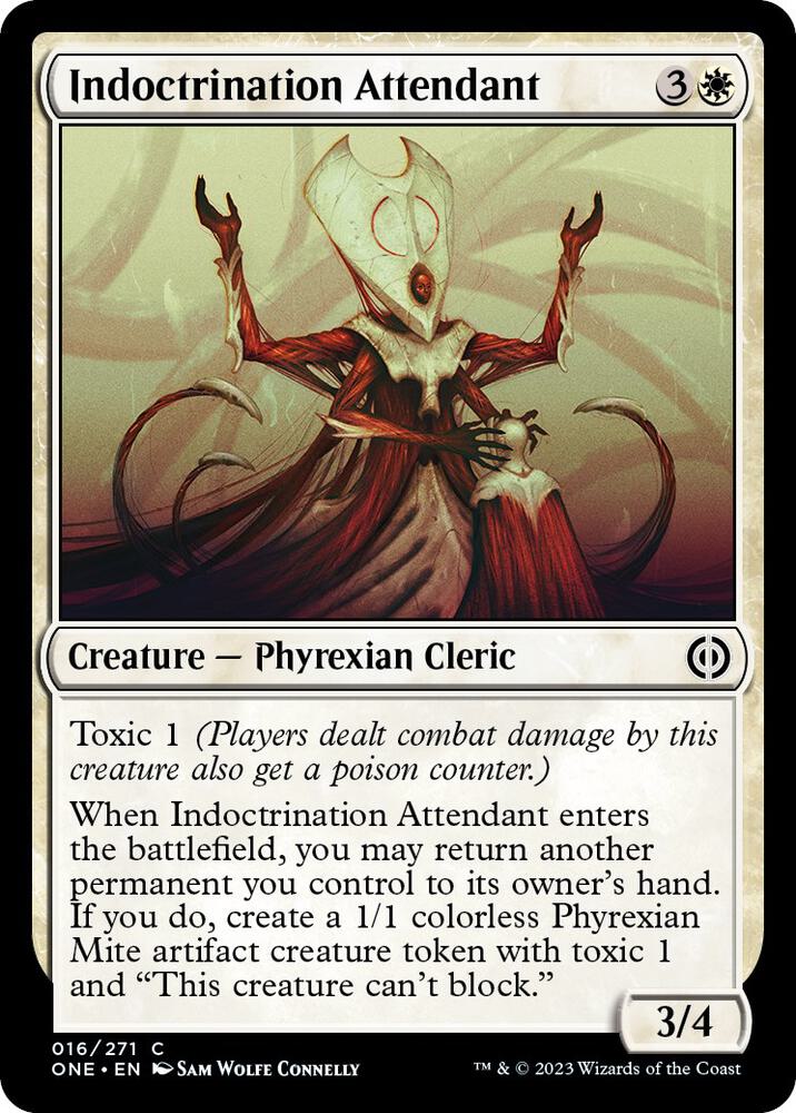 Indoctrination Attendant [Phyrexia: All Will Be One] 16