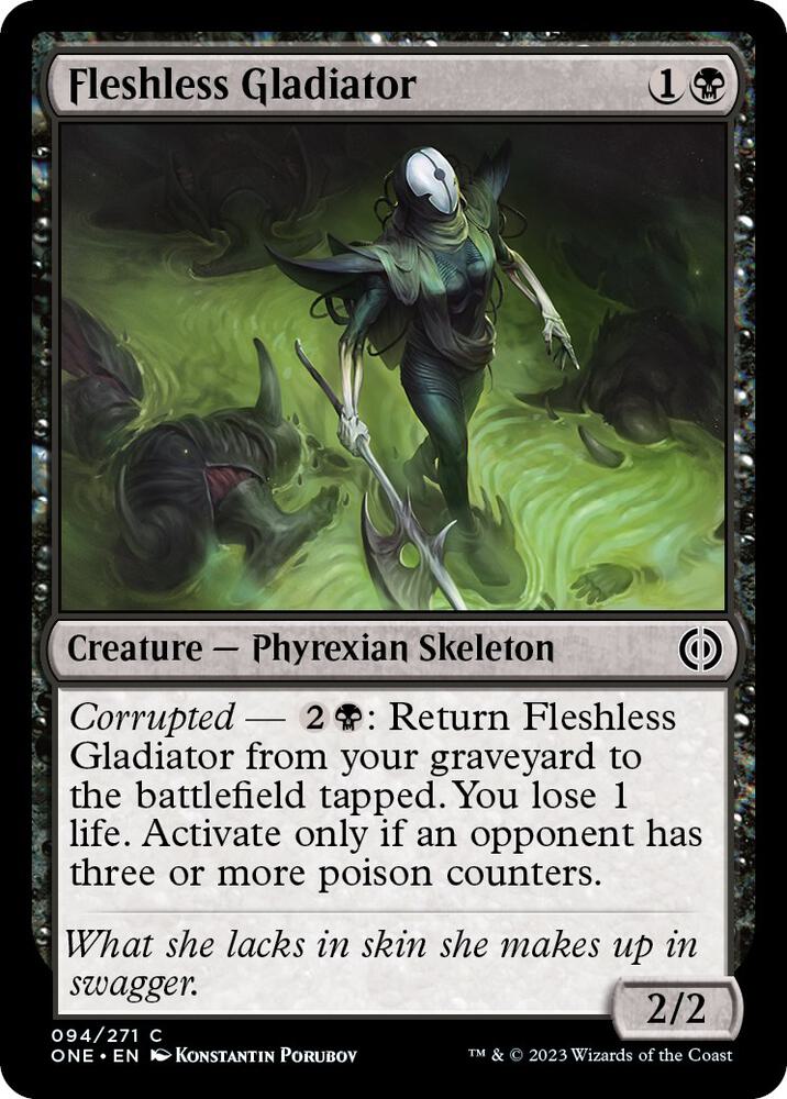 Fleshless Gladiator [Phyrexia: All Will Be One] 94