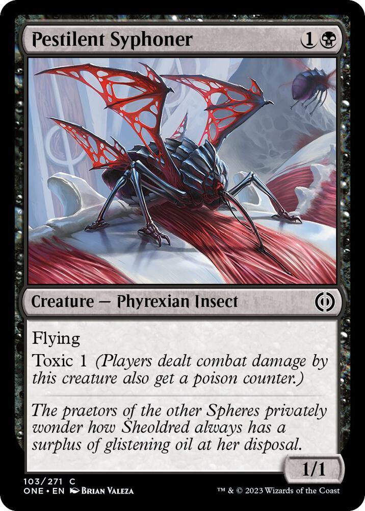 Pestilent Syphoner [Phyrexia: All Will Be One] 103
