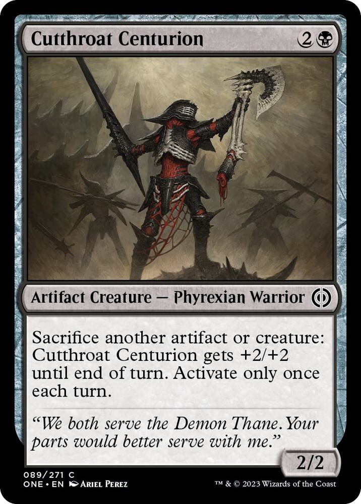 Cutthroat Centurion [Phyrexia: All Will Be One] 89