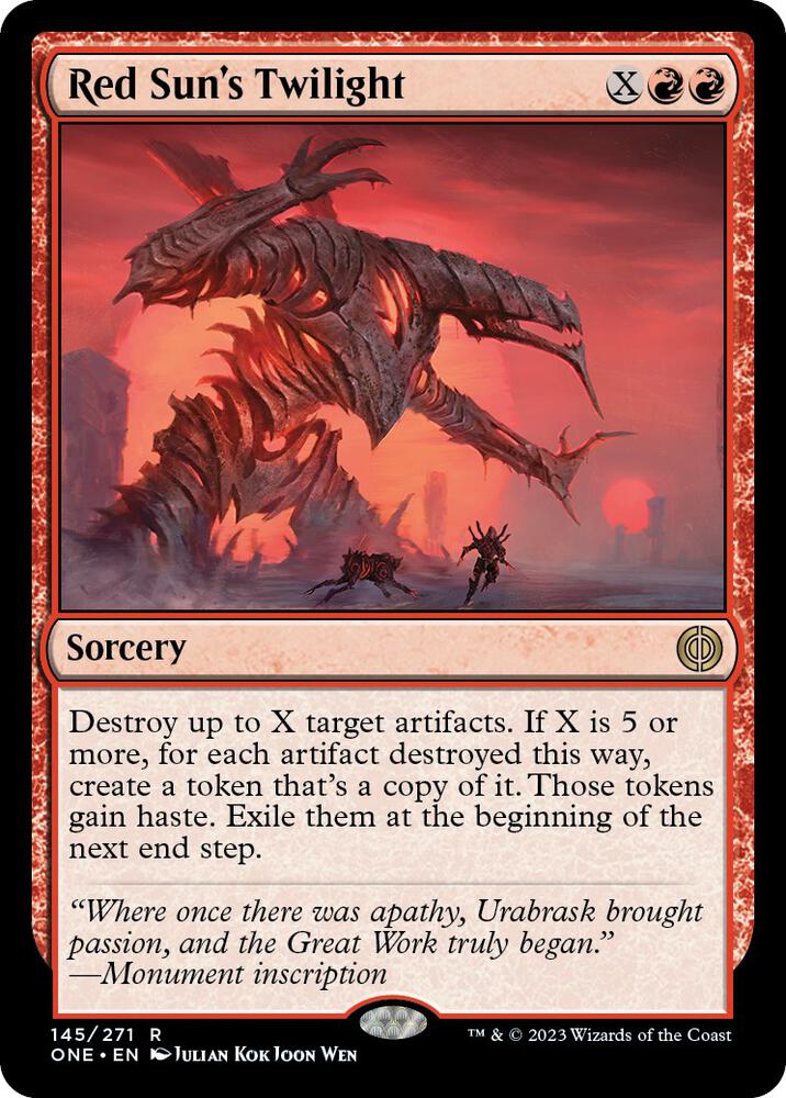Red Sun's Twilight [Phyrexia: All Will Be One] 145