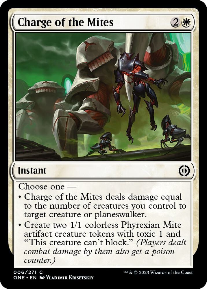 Charge of the Mites [Phyrexia: All Will Be One] 6