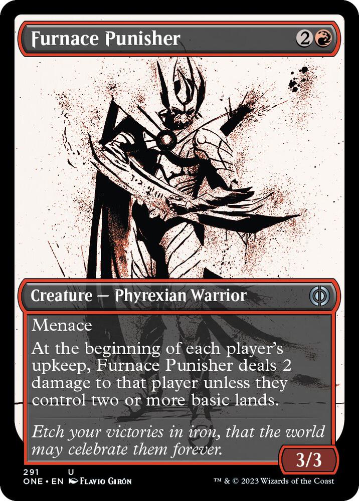 Furnace Punisher (Showcase) [Phyrexia: All Will Be One] 291