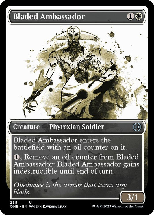Bladed Ambassador (Showcase) [Phyrexia: All Will Be One] 285