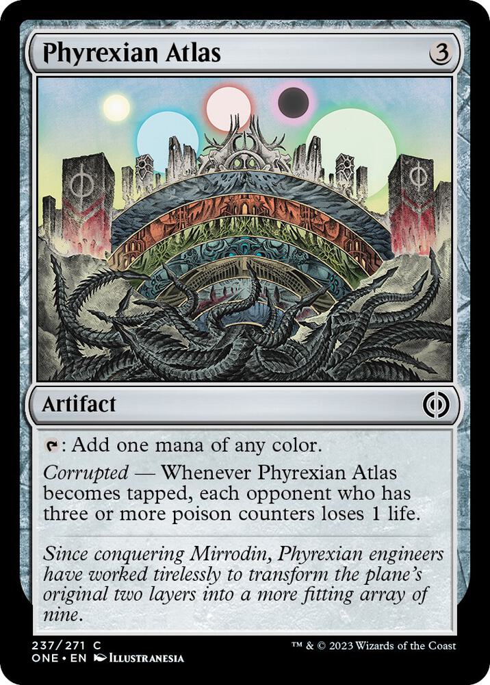 Phyrexian Atlas [Phyrexia: All Will Be One] 237
