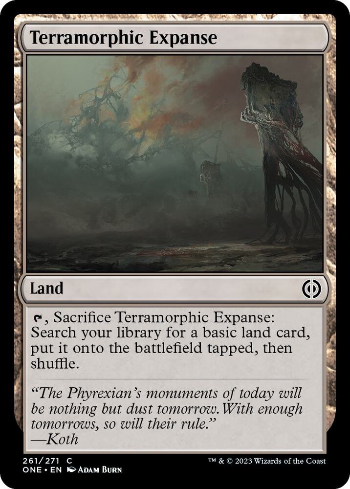 Terramorphic Expanse [Phyrexia: All Will Be One] 261
