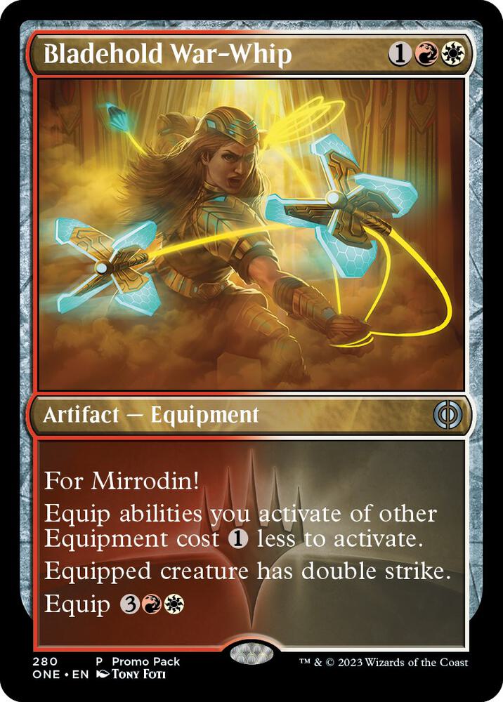 Bladehold War-Whip [Promo Pack: Phyrexia: All Will Be One] 280
