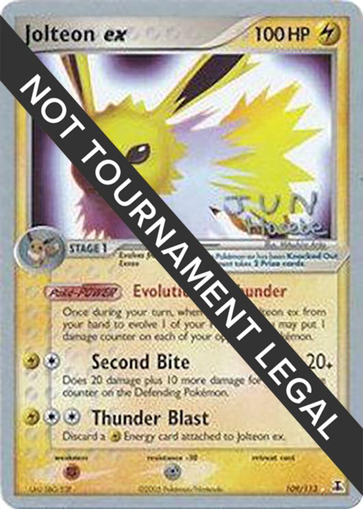 Jolteon ex - 2007 (Jun Hasebe) [World Championship Decks] 109/113