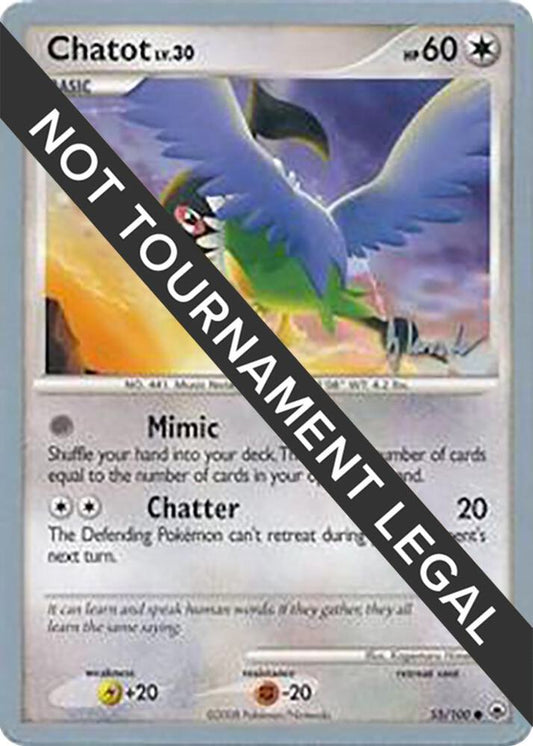 Chatot - 2008 (Dylan Lefavour) [World Championship Decks] 55/100