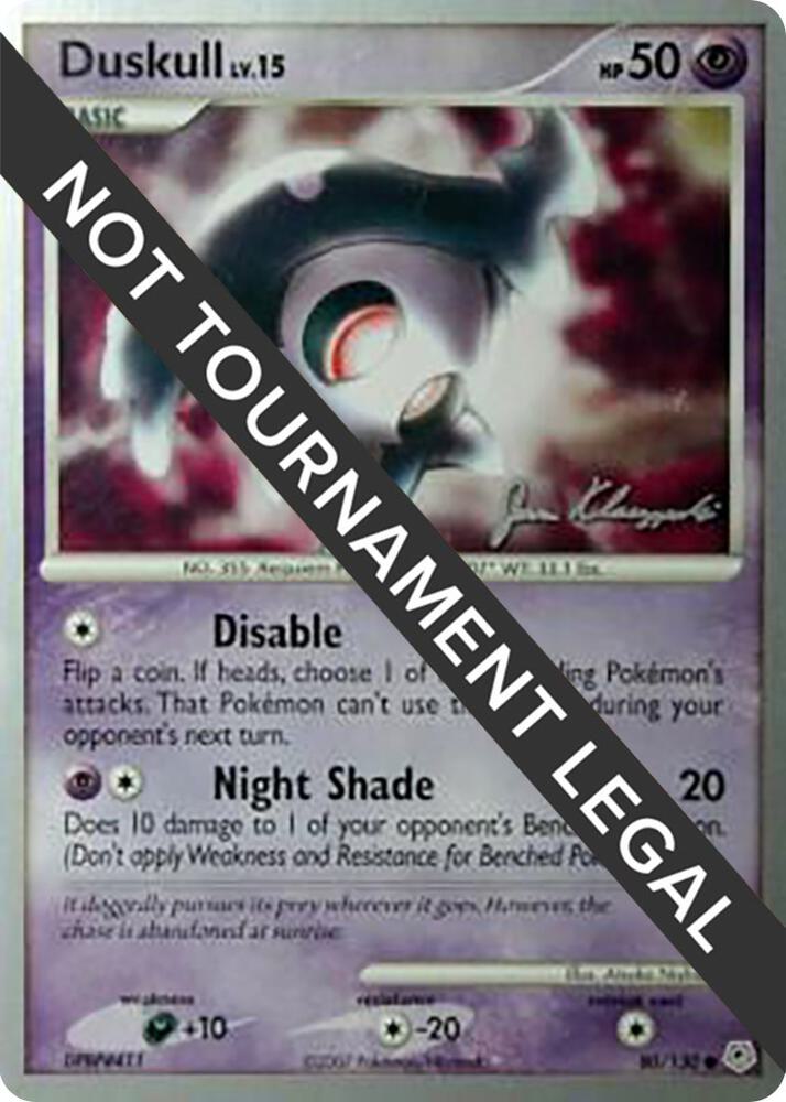 Duskull - 2008 (Jason Klaczynski) [World Championship Decks] 80/130