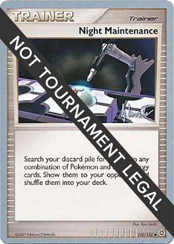 Night Maintenance - 2008 (Dylan Lefavour) [World Championship Decks] 120/132