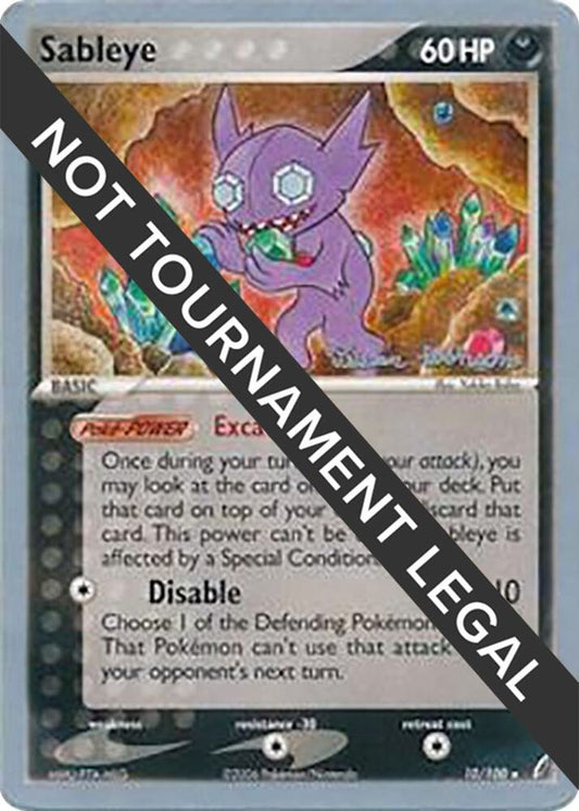 Sableye - 2008 (Tristan Robinson) [World Championship Decks] 10/100