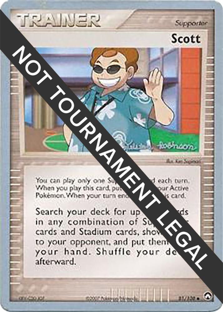 Scott - 2008 (Tristan Robinson) [World Championship Decks] 81/108