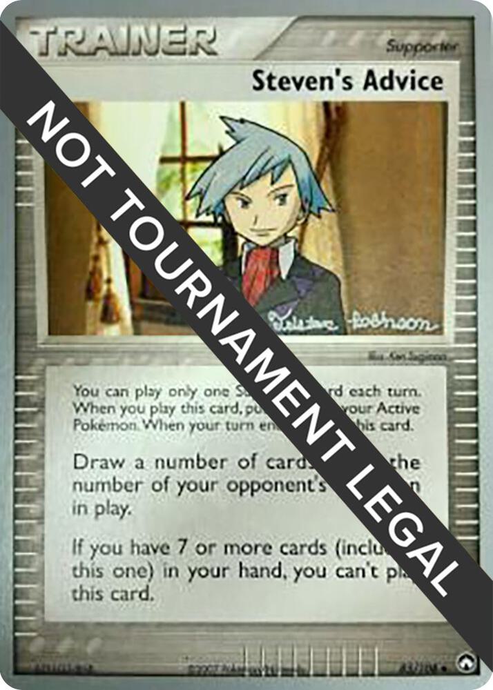 Steven's Advice - 2008 (Tristan Robinson) [World Championship Decks] 83/108