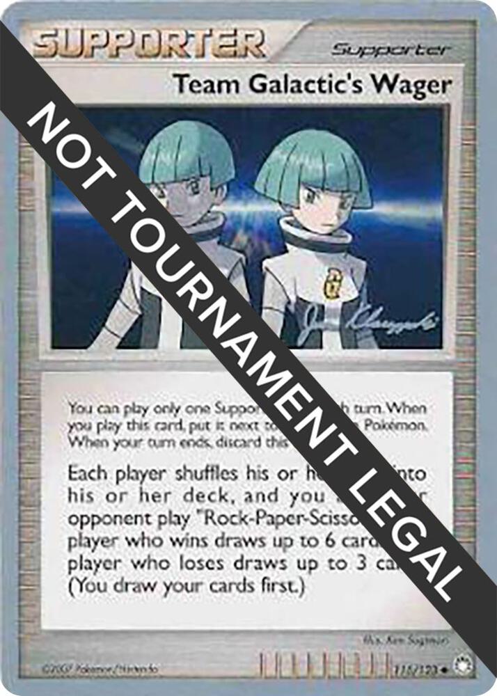 Team Galactic's Wager - 2008 (Jason Klaczynski) [World Championship Decks] 115/123